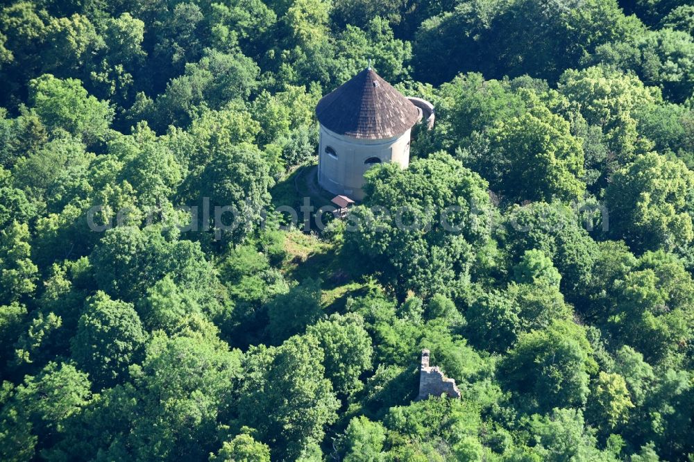 Aerial photograph Petrohrad - Petersburg - Building of industrial monument water tower Haj Petra Bezruce in Petrohrad - Petersburg in Ustecky kraj - Aussiger Region, Czech Republic