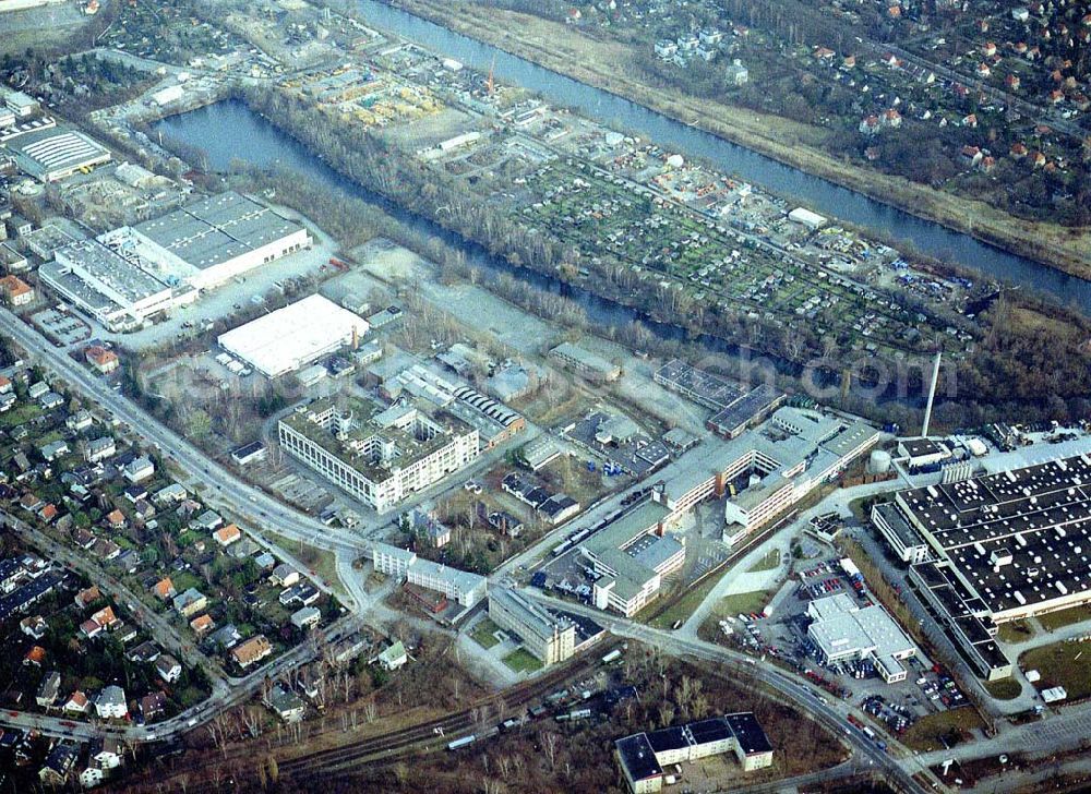 Berlin - Lichterfelde from above - Industriegebiet an der Goerzallee in Berlin - Lichterfelde.