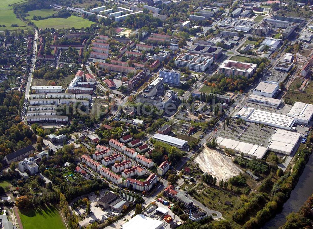 Aerial image Teltow - 07.10.2004 Industriegebiet am Teltowkanal in Teltow.