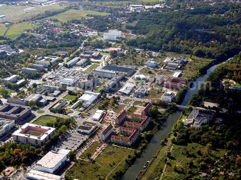 Aerial photograph Teltow - 07.10.2004 Industriegebiet am Teltowkanal in Teltow.