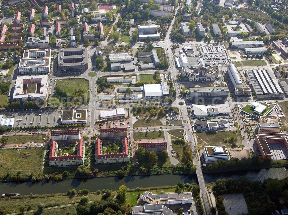 Aerial image Teltow - 07.10.2004 Industriegebiet am Teltowkanal in Teltow.