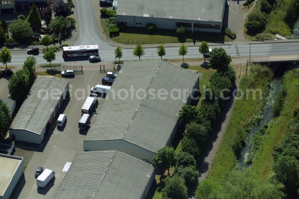 Aerial photograph Kamen - Building industrial and commercial complex of Markus Gerold Group in Kamen in the state North Rhine-Westphalia