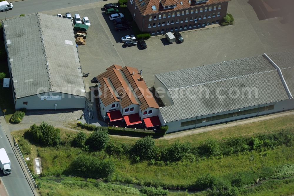 Aerial photograph Kamen - Building industrial and commercial complex of Markus Gerold Group in Kamen in the state North Rhine-Westphalia