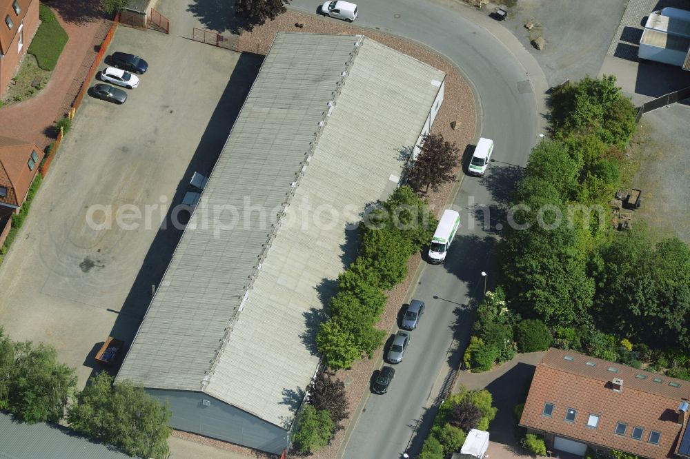 Kamen from the bird's eye view: Building industrial and commercial complex of Markus Gerold Group in Kamen in the state North Rhine-Westphalia