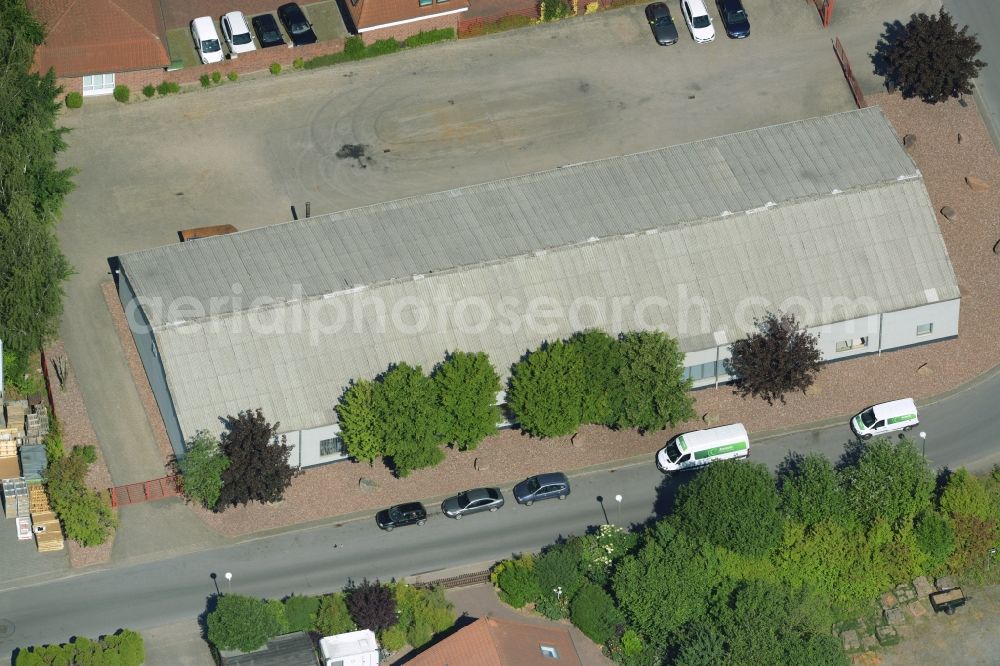 Aerial image Kamen - Building industrial and commercial complex of Markus Gerold Group in Kamen in the state North Rhine-Westphalia