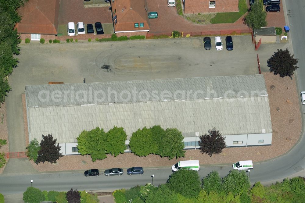 Aerial photograph Kamen - Building industrial and commercial complex of Markus Gerold Group in Kamen in the state North Rhine-Westphalia