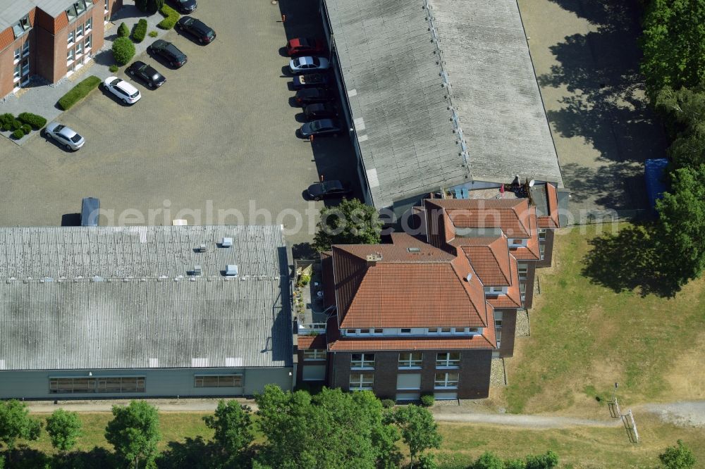 Aerial image Kamen - Building industrial and commercial complex of Markus Gerold Group in Kamen in the state North Rhine-Westphalia