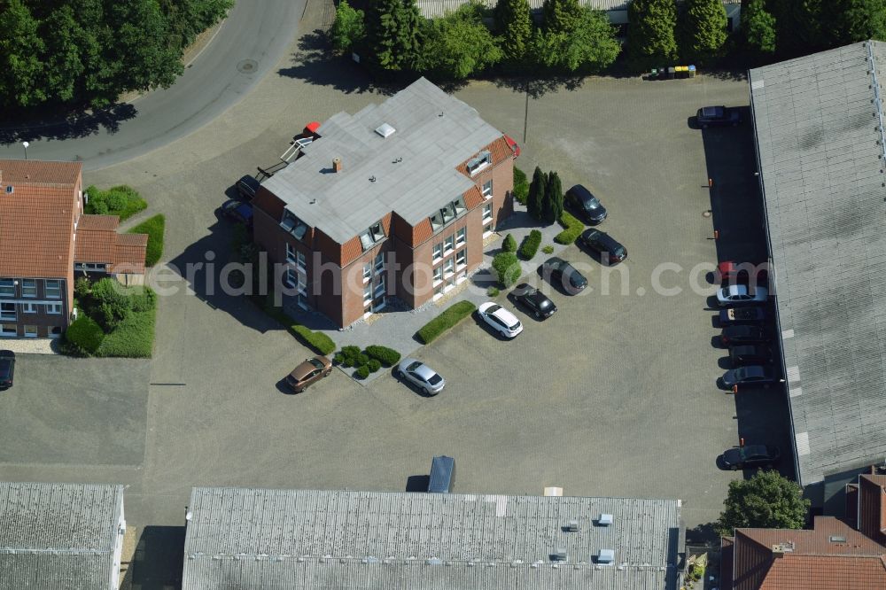 Aerial photograph Kamen - Building industrial and commercial complex of Markus Gerold Group in Kamen in the state North Rhine-Westphalia