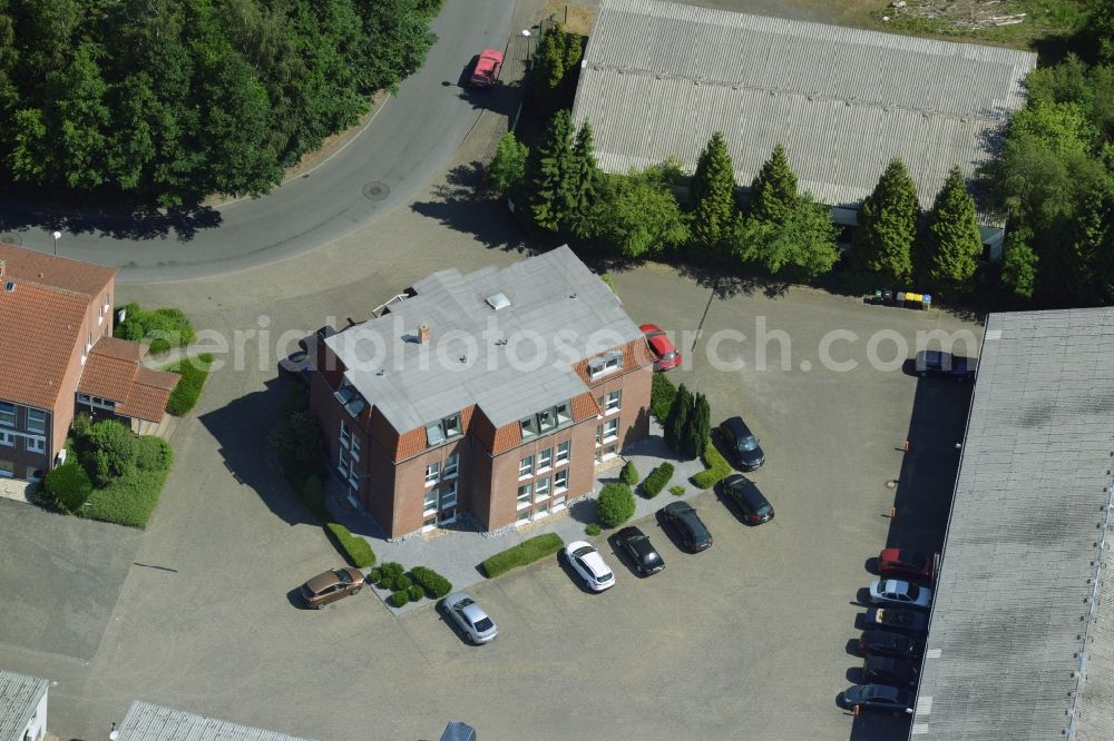 Kamen from above - Building industrial and commercial complex of Markus Gerold Group in Kamen in the state North Rhine-Westphalia