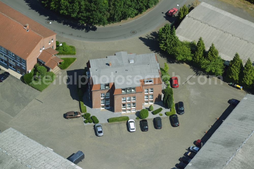 Aerial image Kamen - Building industrial and commercial complex of Markus Gerold Group in Kamen in the state North Rhine-Westphalia