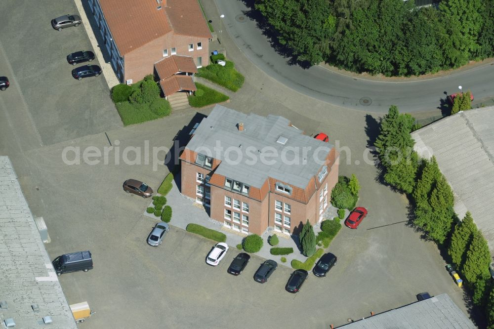 Kamen from above - Building industrial and commercial complex of Markus Gerold Group in Kamen in the state North Rhine-Westphalia