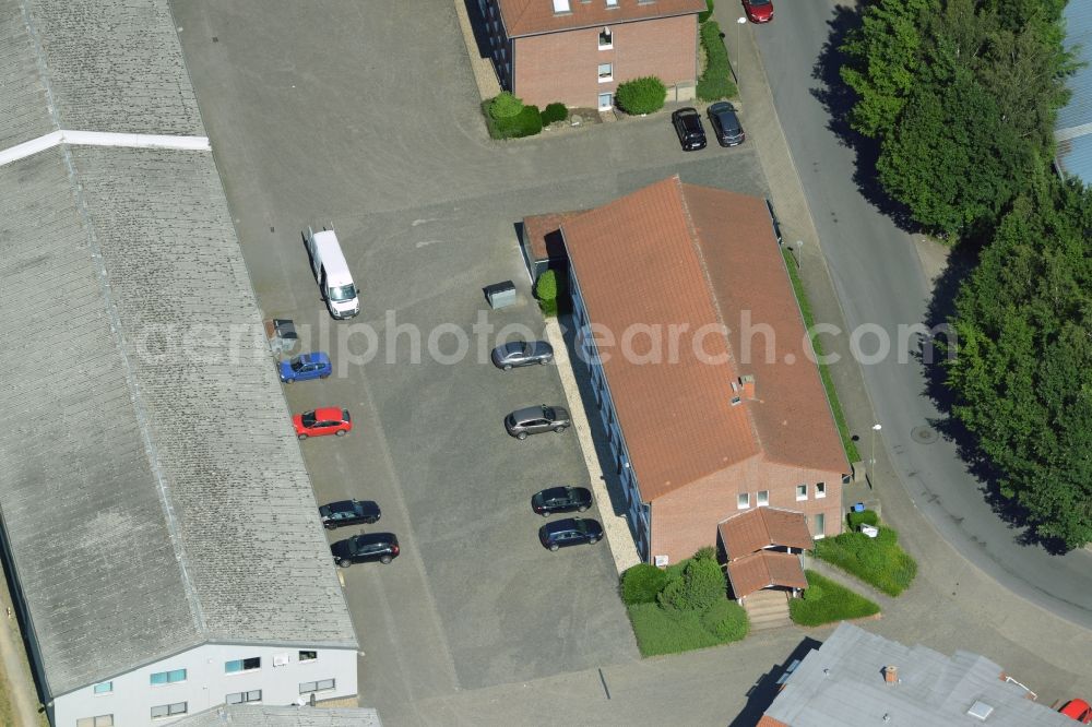 Kamen from the bird's eye view: Building industrial and commercial complex of Markus Gerold Group in Kamen in the state North Rhine-Westphalia