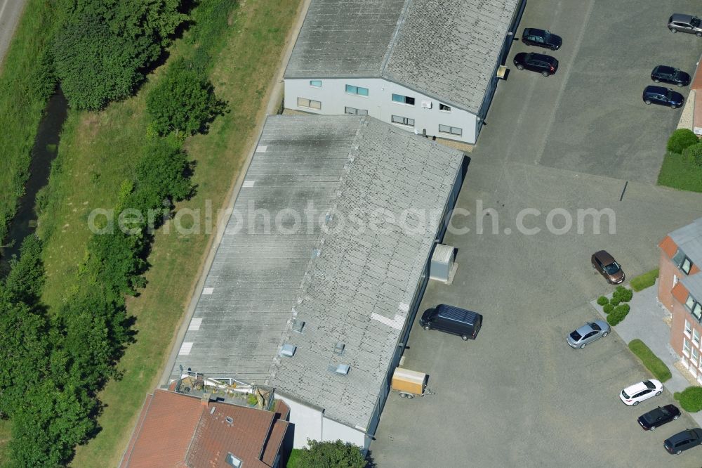 Kamen from above - Building industrial and commercial complex of Markus Gerold Group in Kamen in the state North Rhine-Westphalia