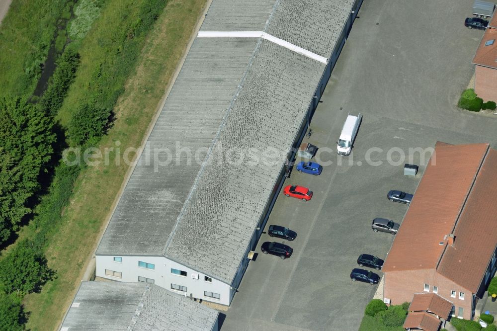 Kamen from the bird's eye view: Building industrial and commercial complex of Markus Gerold Group in Kamen in the state North Rhine-Westphalia