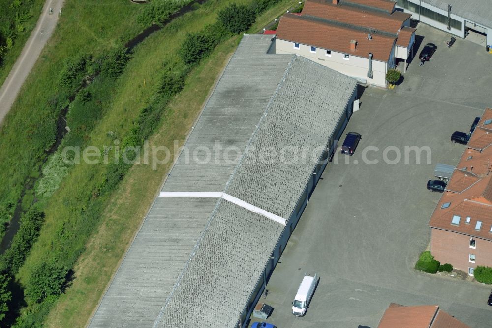 Aerial image Kamen - Building industrial and commercial complex of Markus Gerold Group in Kamen in the state North Rhine-Westphalia