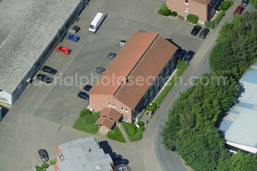 Aerial photograph Kamen - Building industrial and commercial complex of Markus Gerold Group in Kamen in the state North Rhine-Westphalia