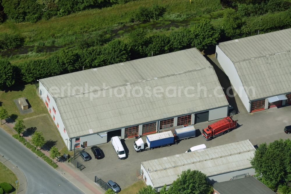 Aerial photograph Kamen - Building industrial and commercial complex of Markus Gerold Group in Kamen in the state North Rhine-Westphalia