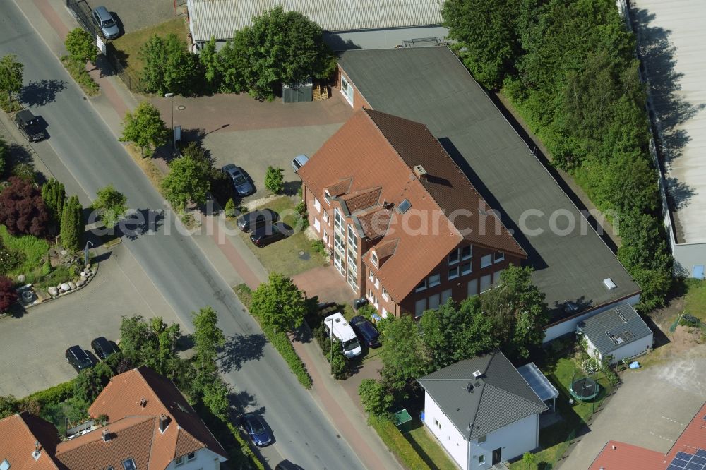 Aerial image Kamen - Building industrial and commercial complex of Markus Gerold Group in Kamen in the state North Rhine-Westphalia