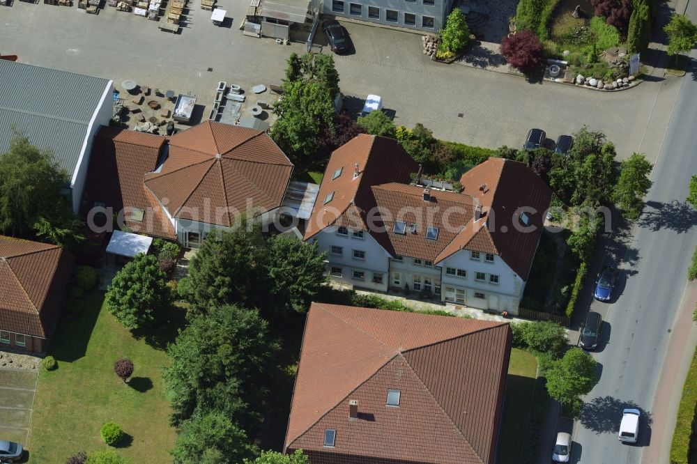 Kamen from the bird's eye view: Building industrial and commercial complex of Markus Gerold Group in Kamen in the state North Rhine-Westphalia