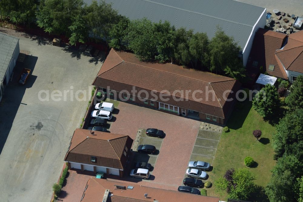 Aerial image Kamen - Building industrial and commercial complex of Markus Gerold Group in Kamen in the state North Rhine-Westphalia