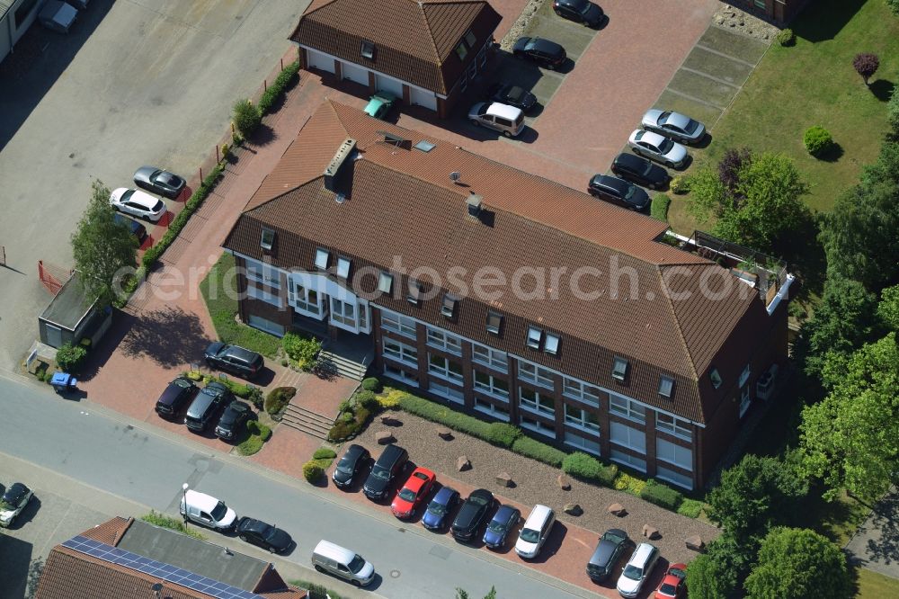 Aerial photograph Kamen - Building industrial and commercial complex of Markus Gerold Group in Kamen in the state North Rhine-Westphalia