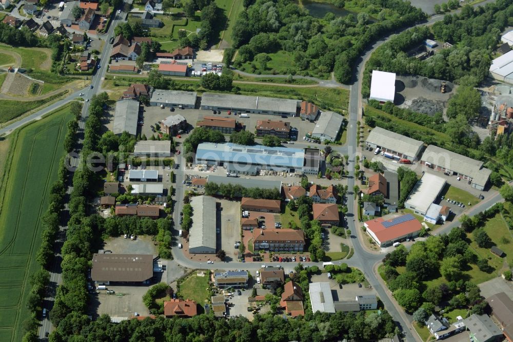 Aerial photograph Kamen - Building industrial and commercial complex of Markus Gerold Group in Kamen in the state North Rhine-Westphalia