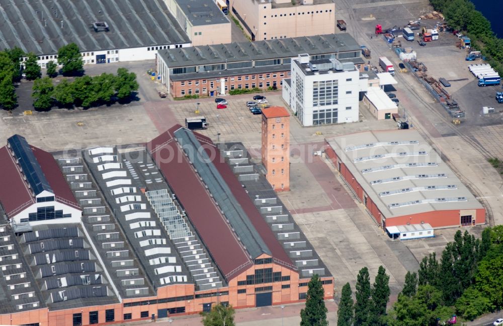 Aerial image Berlin - Industrial area at Berlin - Spandau Canal