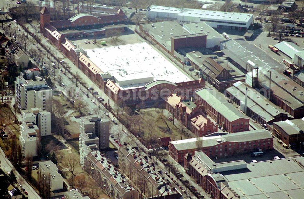 Berlin-Reinickendorf from the bird's eye view: Industriegelände am ehem. Metallwerk am Eichborndamm in Berlin-Reinickendorf