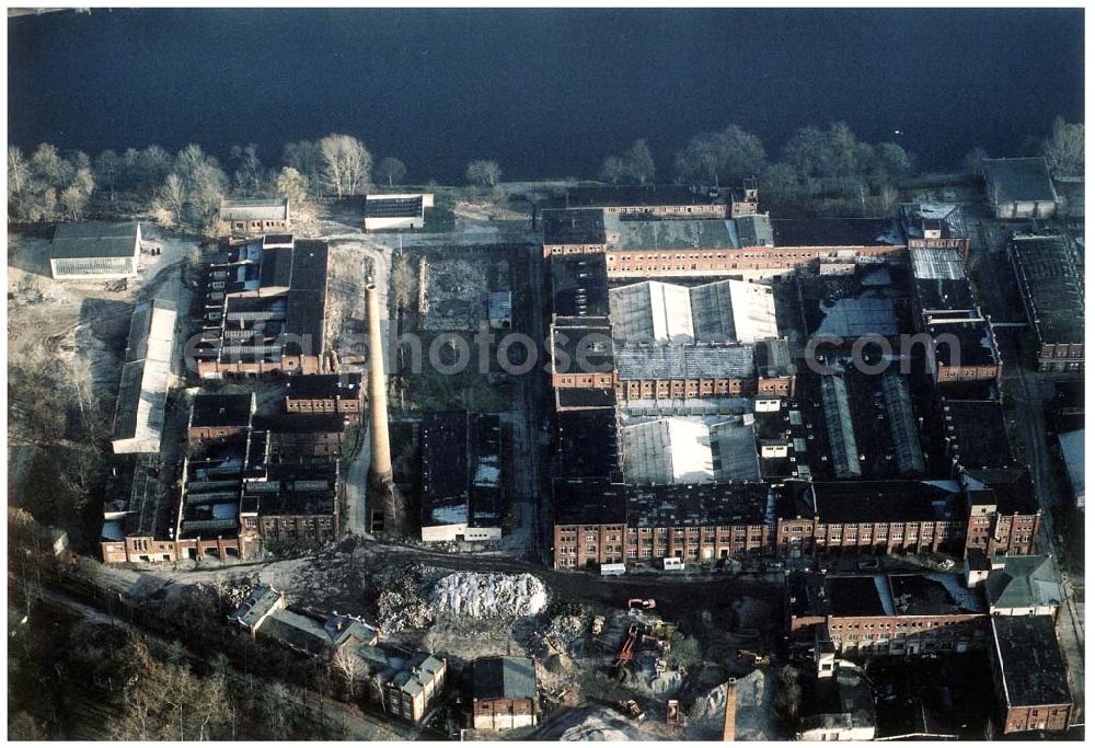 Aerial image Berlin - Köpenick - Industriegelände (ehem. REWATEX) an der Ottmar-Geschke Straße in Berlin - Köpenick.