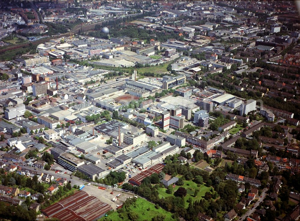 Aerial photograph Köln - Industrial park in Cologne-Muengersdorf in North Rhine-Westphalia