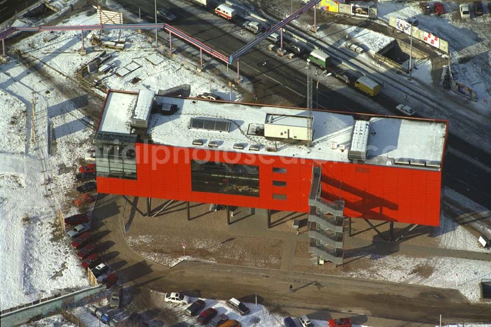 Berlin from the bird's eye view: Infobox am Potsdamer Platz in Berlin - Mitte