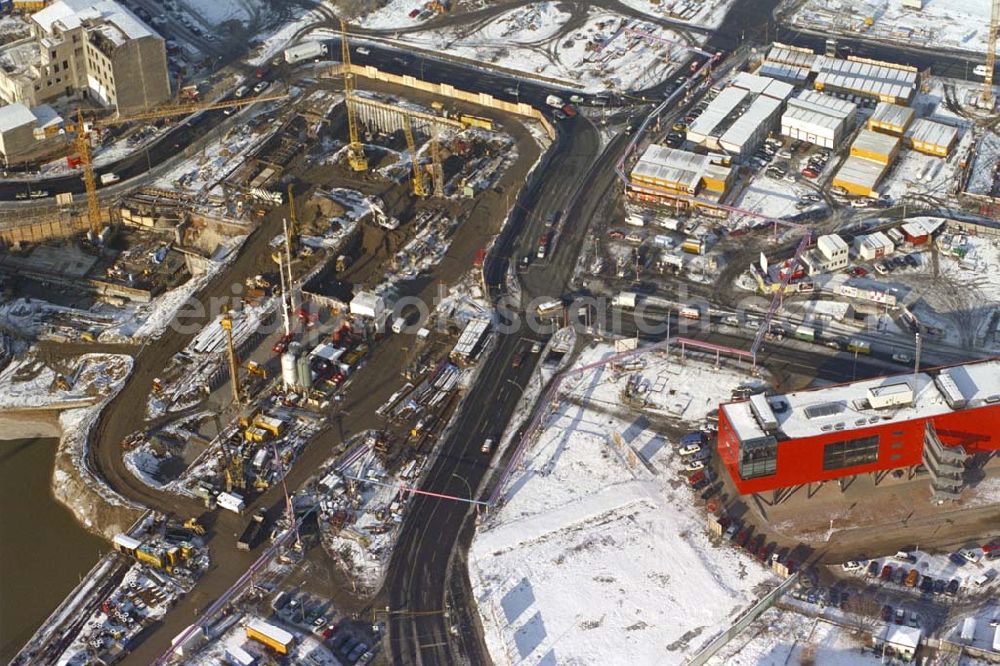 Aerial photograph Berlin - Infobox am Potsdamer Platz in Berlin - Mitte