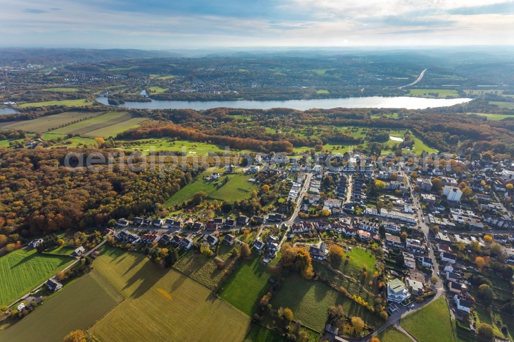 Aerial photograph Bochum - Cityscape of the district in the district Stiepel in Bochum at Ruhrgebiet in the state North Rhine-Westphalia, Germany