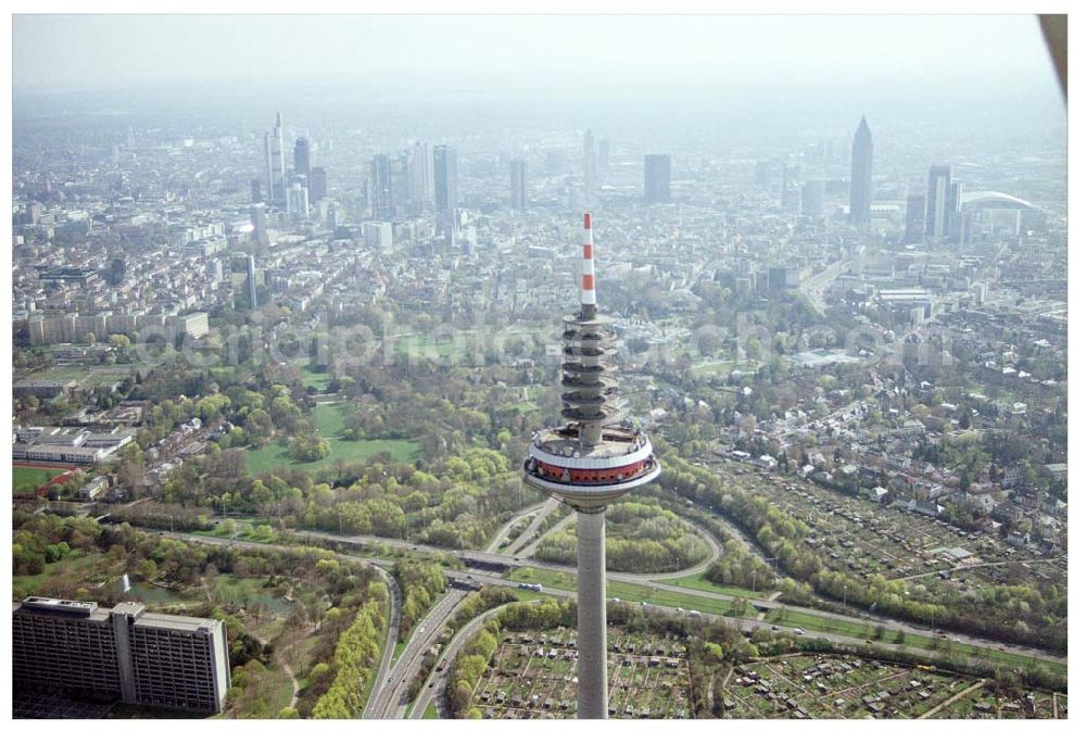 FRANKFURT / Main - Hessen from above - Innenstadt von Frankfurt am Main.