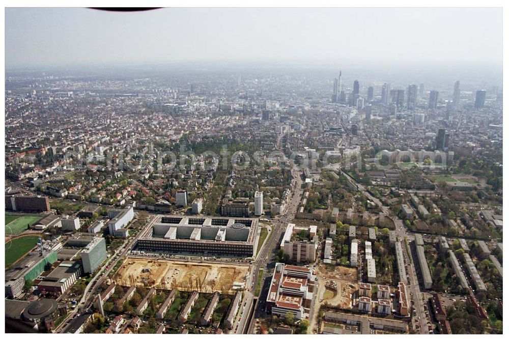 Aerial image FRANKFURT / Main - Hessen - Innenstadt von Frankfurt am Main.