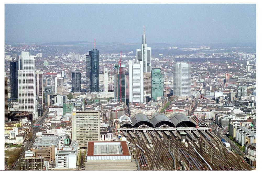 FRANKFURT / Main - Hessen from above - Innenstadt von Frankfurt am Main.