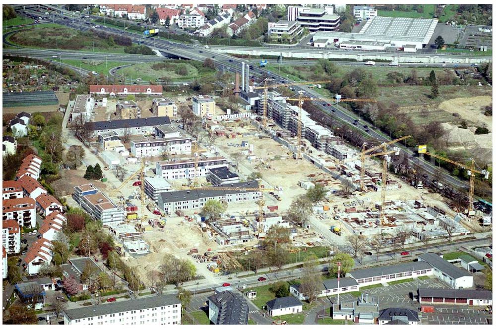 Aerial image FRANKFURT / Main - Hessen - Innenstadt von Frankfurt am Main.