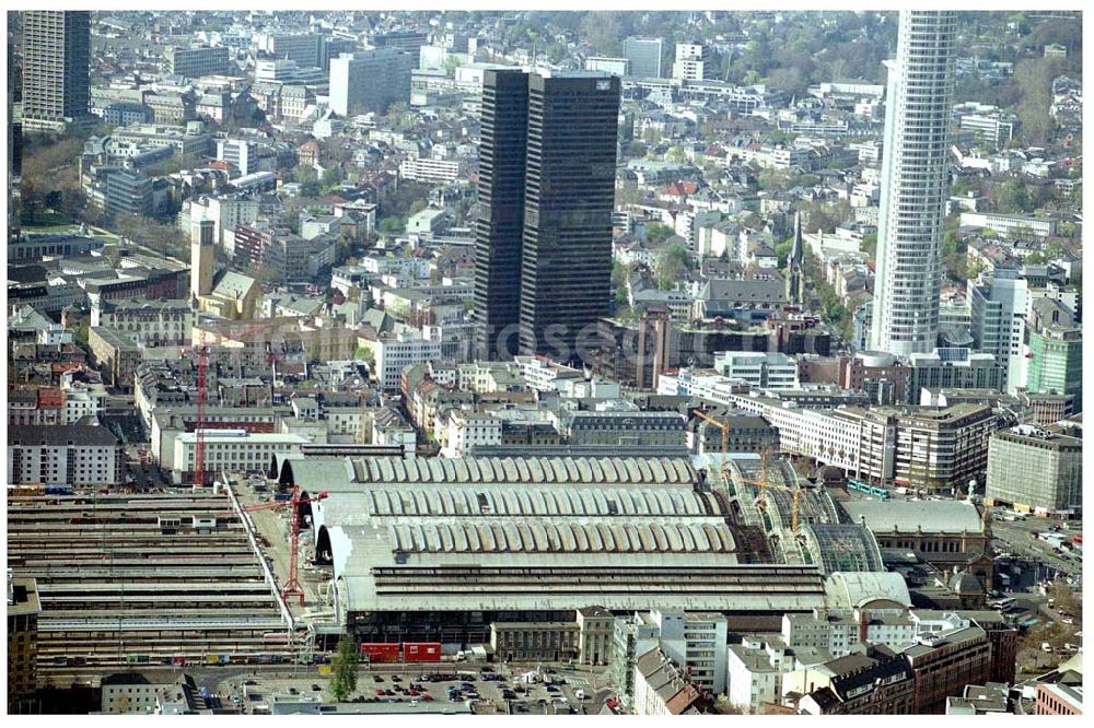 FRANKFURT / Main - Hessen from above - Innenstadt von Frankfurt am Main.