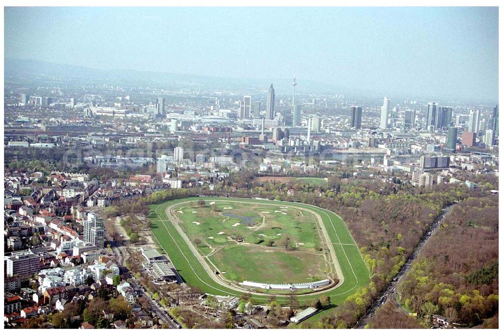 Aerial image FRANKFURT / Main - Hessen - Innenstadt von Frankfurt am Main.