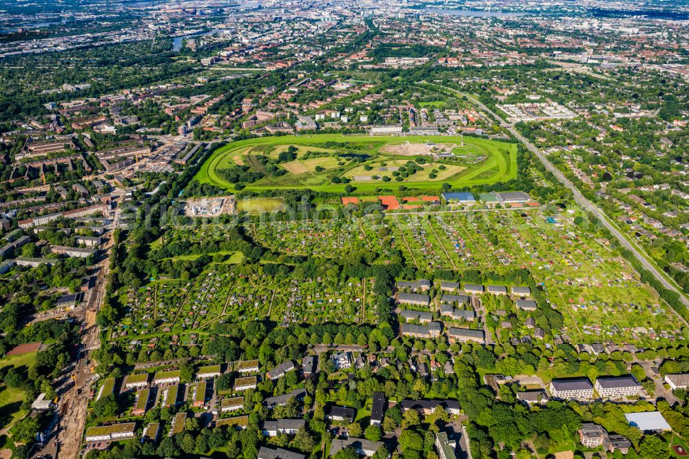 Aerial photograph Hamburg - Cityscape of the district Horn in Hamburg, Germany