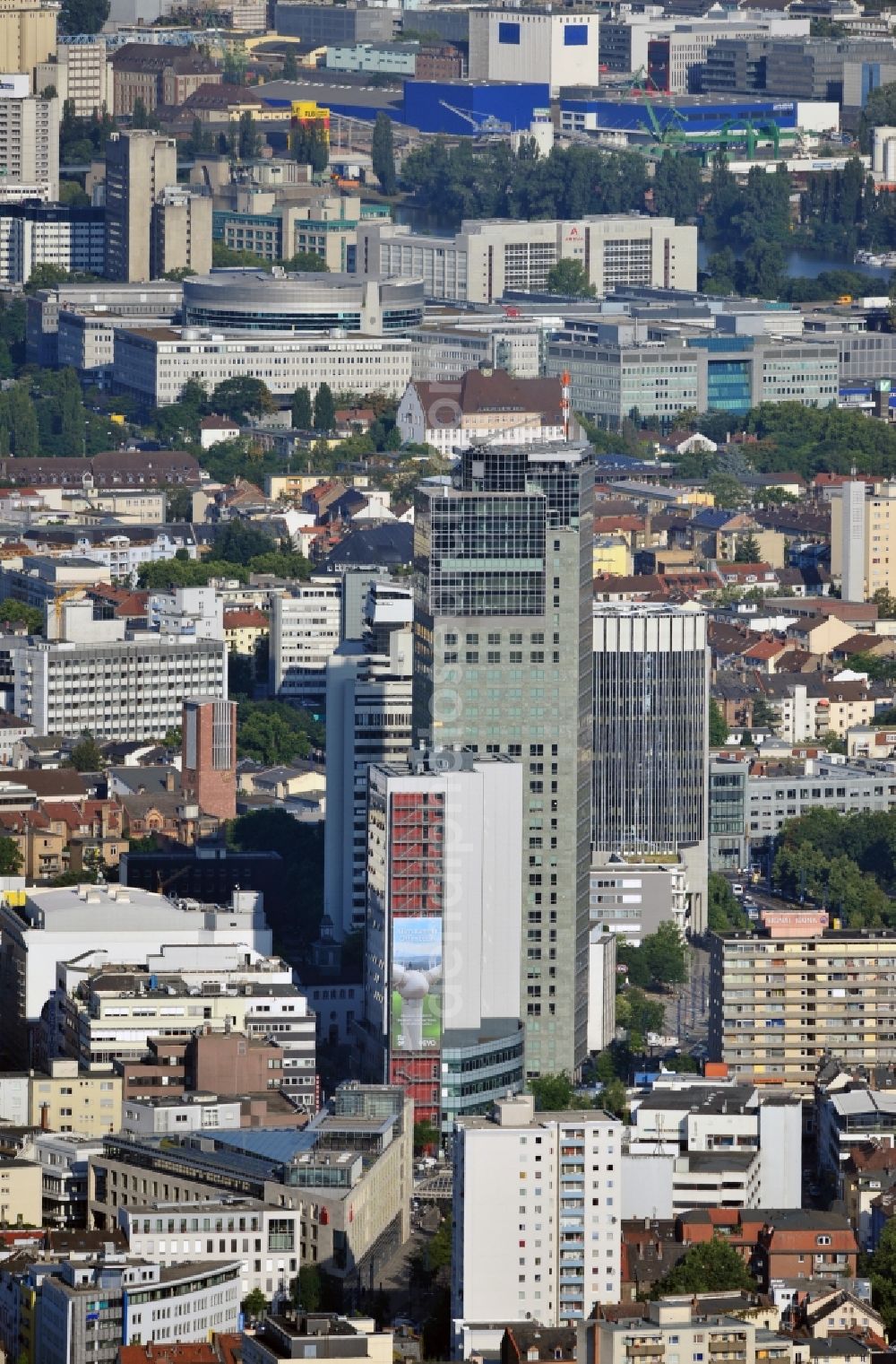 Aerial photograph Offenbach - View of the city of Offenbach in the state of Hesse