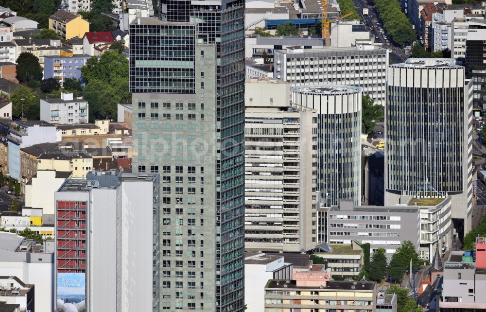 Offenbach from above - View of the city of Offenbach in the state of Hesse