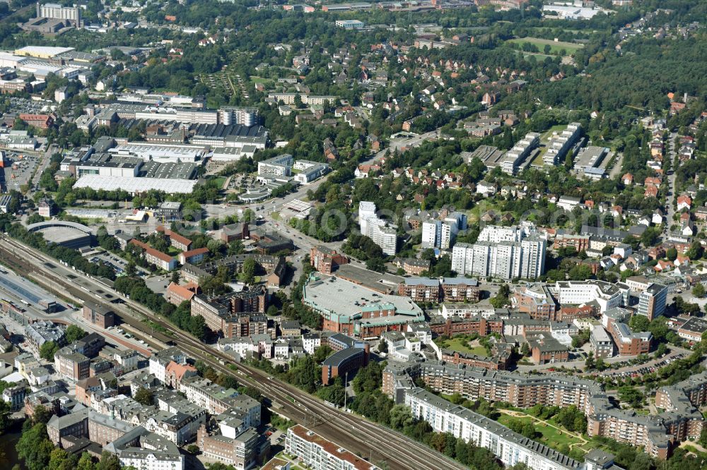 Hamburg from above - Cityscape of the district in the district Bergedorf in Hamburg, Germany