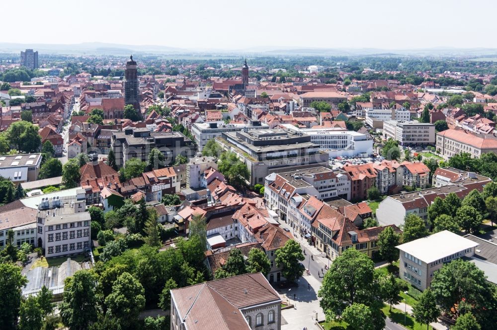 Aerial image Göttingen - View of downtown from the direction of Göttingen University Auditorium