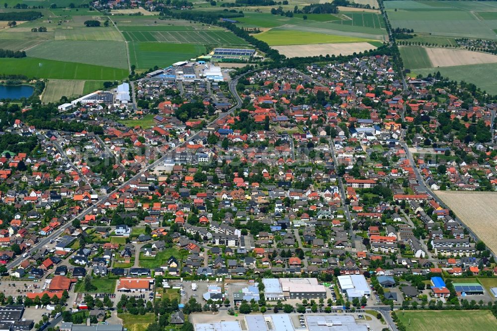 Aerial photograph Peine - Cityscape of the district in the district Stederdorf in Peine in the state Lower Saxony, Germany