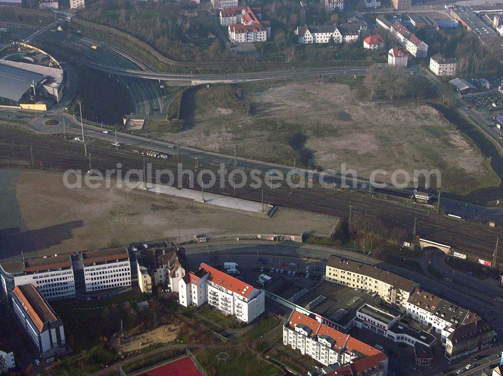 Bielefeld from the bird's eye view: 09.12.2004 Bielefeld, Blick auf den Innenstadtbereich am Hauptbahnhof Bielefeld.