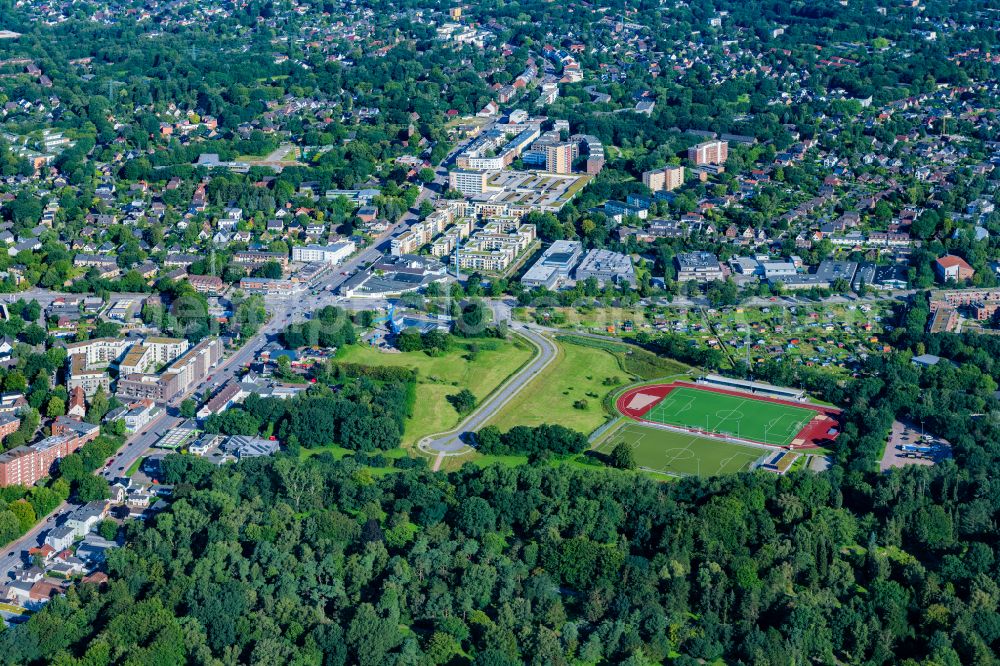 Aerial photograph Hamburg - Innovation park development area commercial areas Vorhornweg in Hamburg, Germany