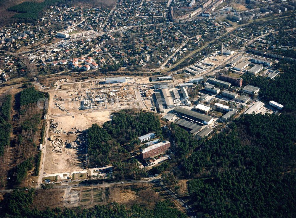 Aerial photograph Berlin - Köpenick - Innovationspark Wuhlheide.