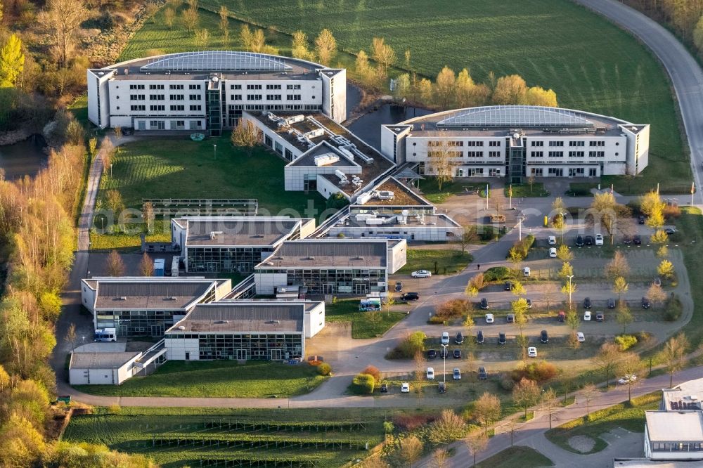 Gladbeck from the bird's eye view: View of the innovation centre Wiesenbusch in Gladbeck in the state of North Rhine-Westphalia