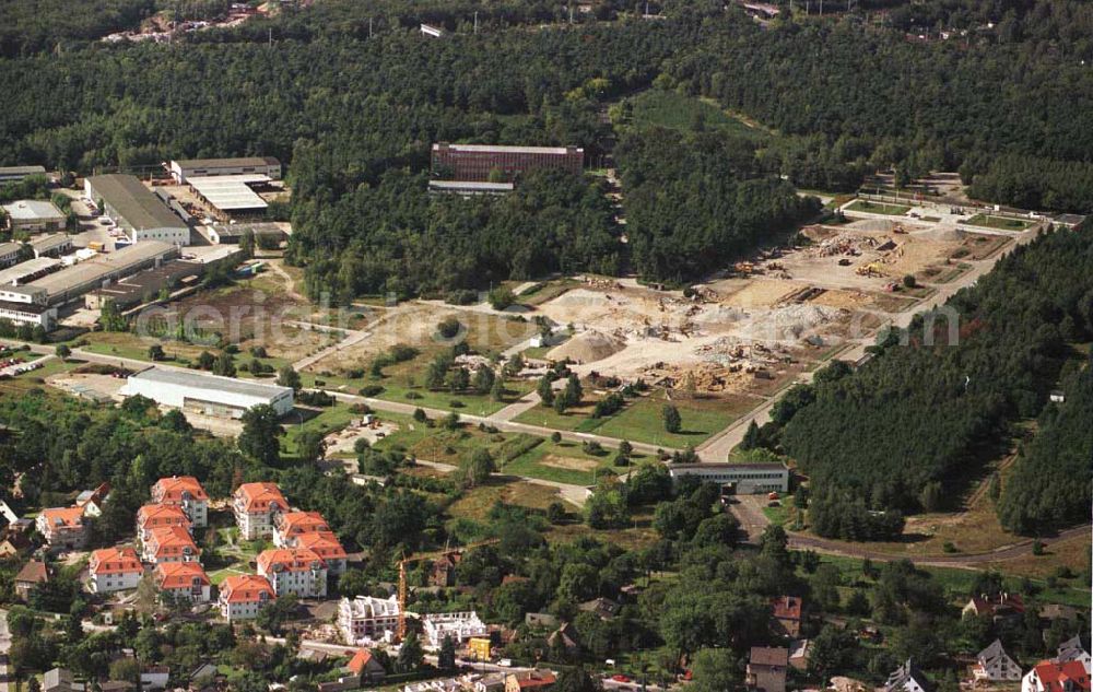 Aerial image Berlin-Köpenick - Innovationszentrum Wuhlheide